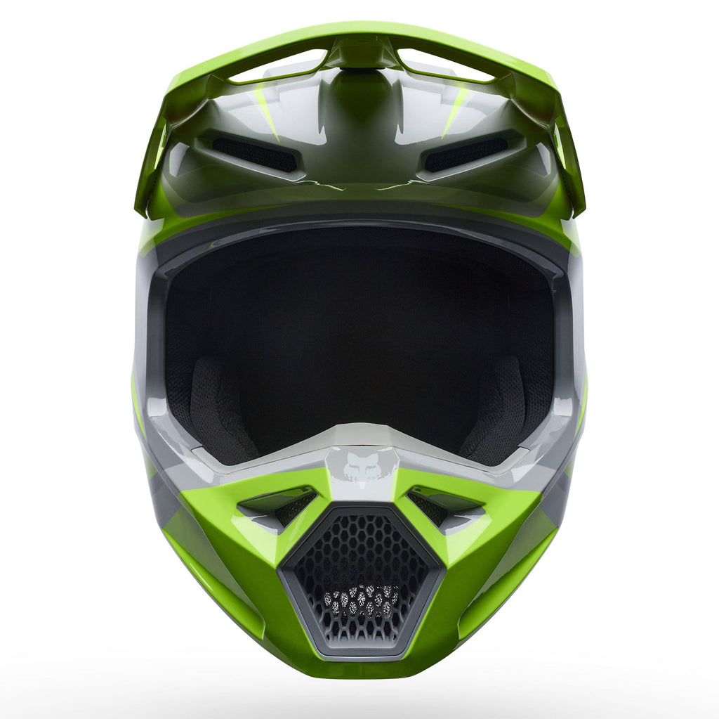 FOX Racing V1 MIPS FRAME MX Helmet (Grey/Yellow)