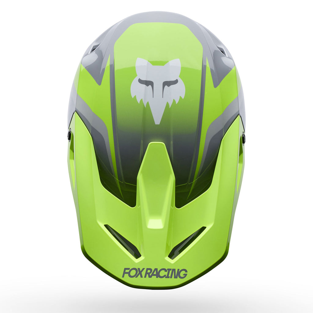 FOX Racing V1 MIPS FRAME MX Helmet (Grey/Yellow)