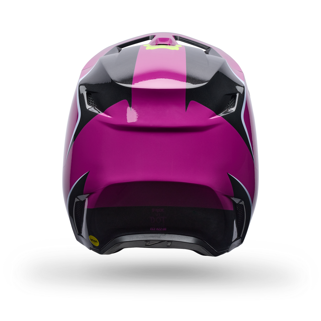 FOX Racing Youth V1 RAID MX Helmet (Purple Lava/Black)