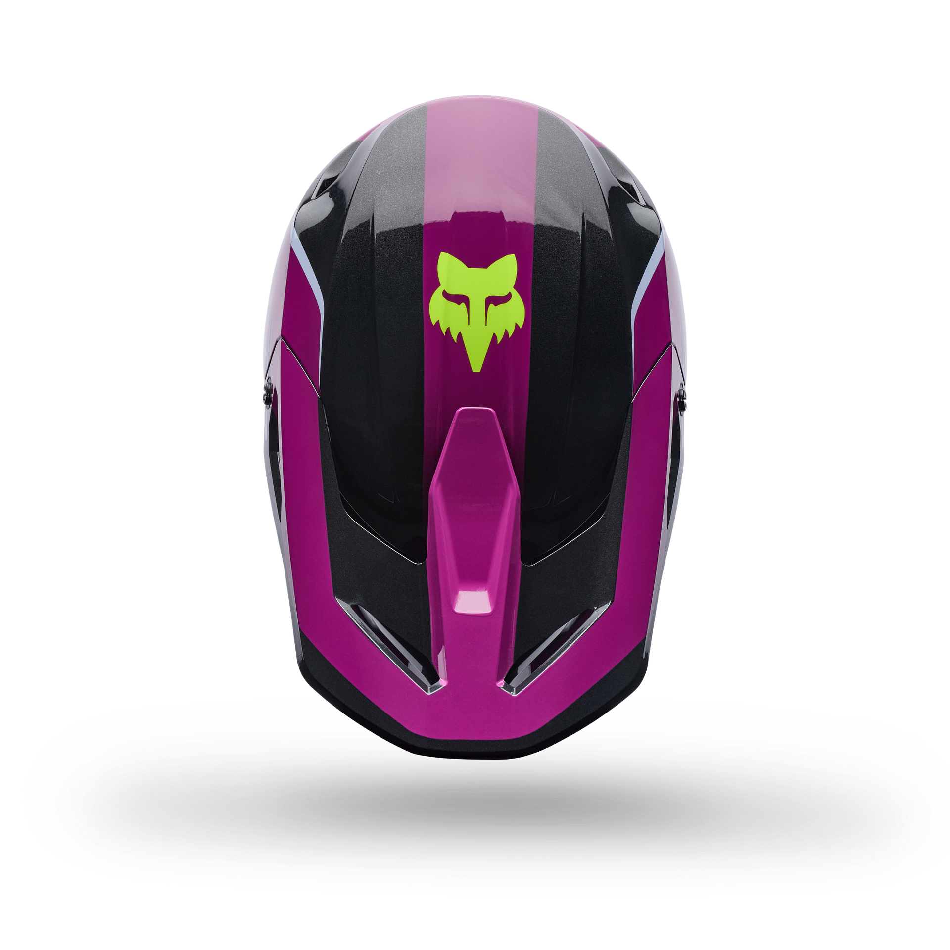 FOX Racing Youth V1 RAID MX Helmet (Purple Lava/Black)