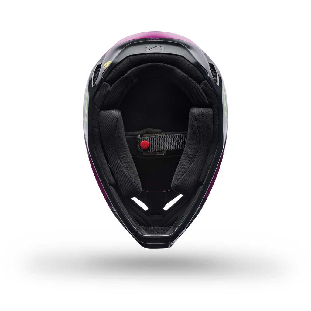 FOX Racing Youth V1 RAID MX Helmet (Purple Lava/Black)