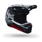 FOX Racing Youth V1 ABYSS MX Helmet (Black/White/Red)