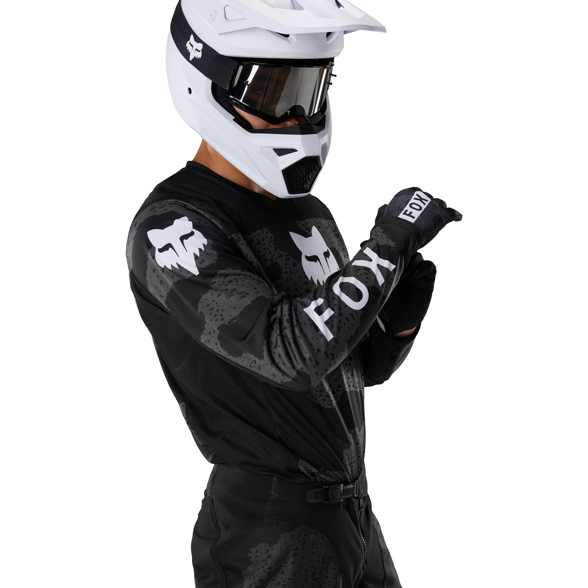 FOX Racing 180 BNKR v27 MX Jersey (Black Camo)
