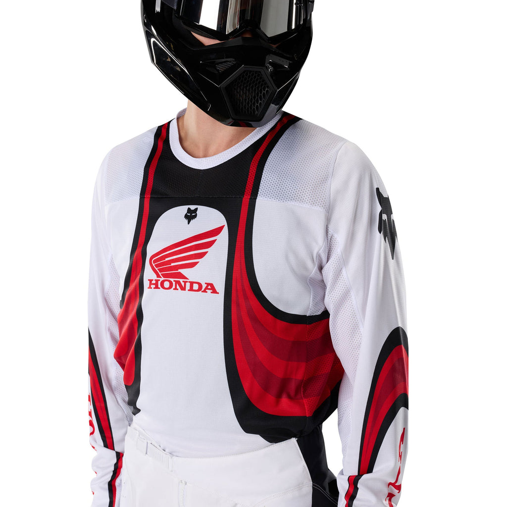 FOX Racing 180 HONDA MX Jersey (White/Red/Black)