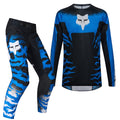 FOX Racing 180 HD38 Deegans Signature Collection MX Gear Set (Black/Blue)