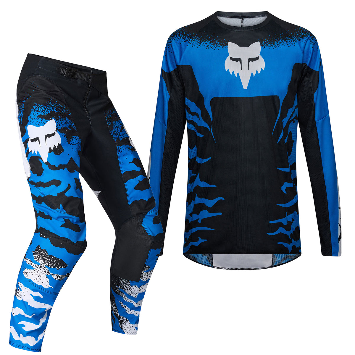 FOX Racing 180 HD38 Deegans Signature Collection MX Gear Set (Black/Blue)