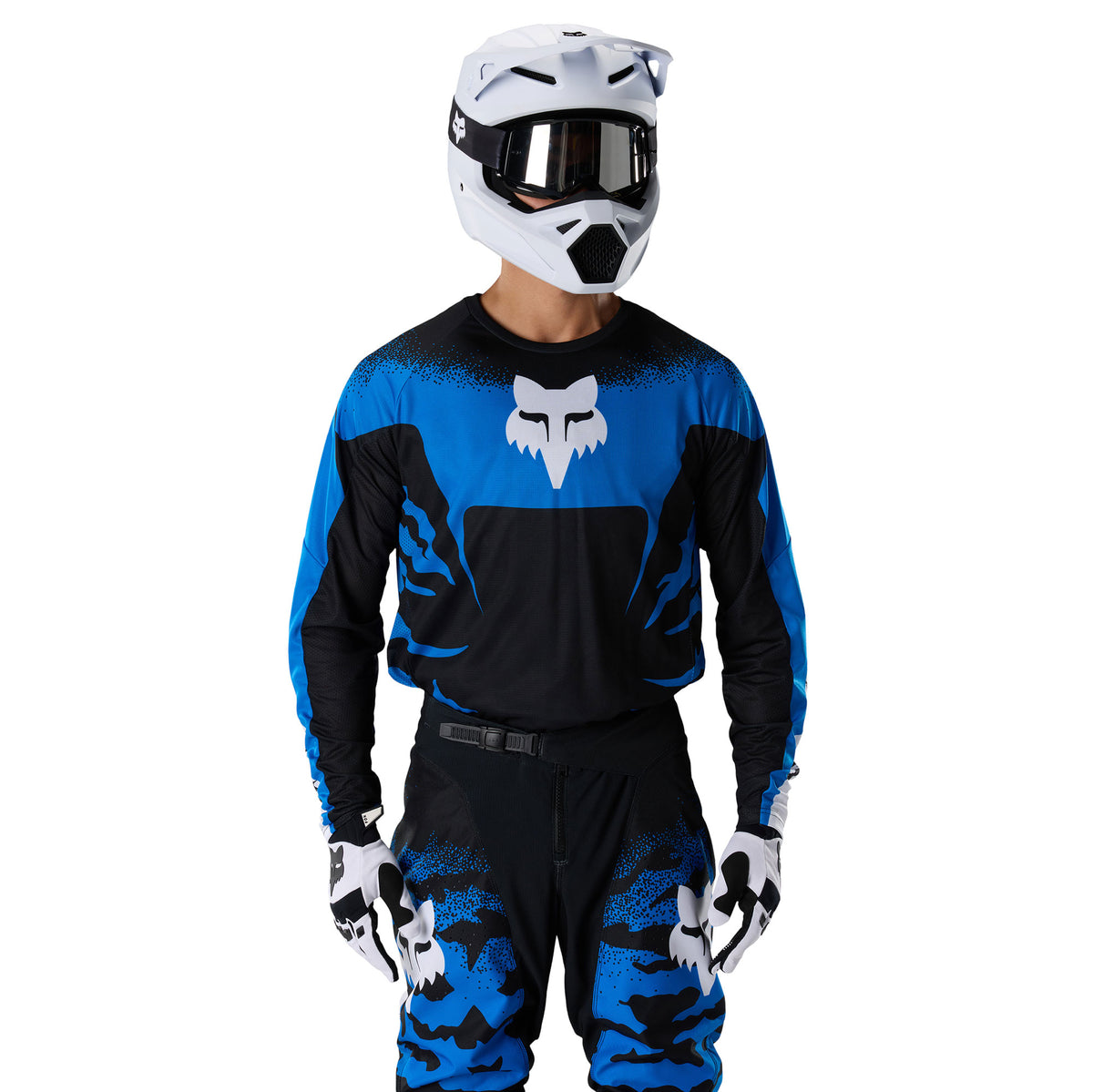 FOX Racing 180 HD38 Deegans Signature Collection MX Gear Set (Black/Blue)