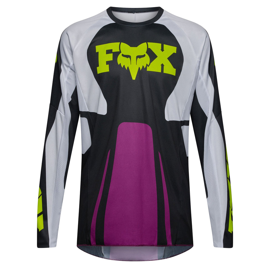 FOX Racing 180 RAID MX Jersey (Purple Lava/Black/White/Yellow Fluo)