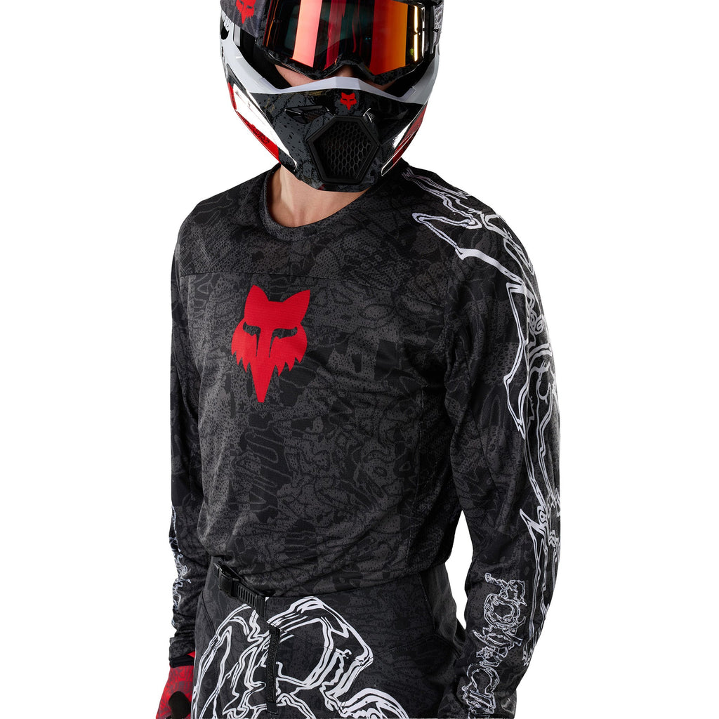 FOX Racing 180 ABYSS MX Jersey (Black/Grey)