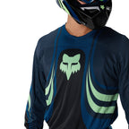 FOX Racing 180 DRAFT MX Jersey (Black/Midnight/Melon)