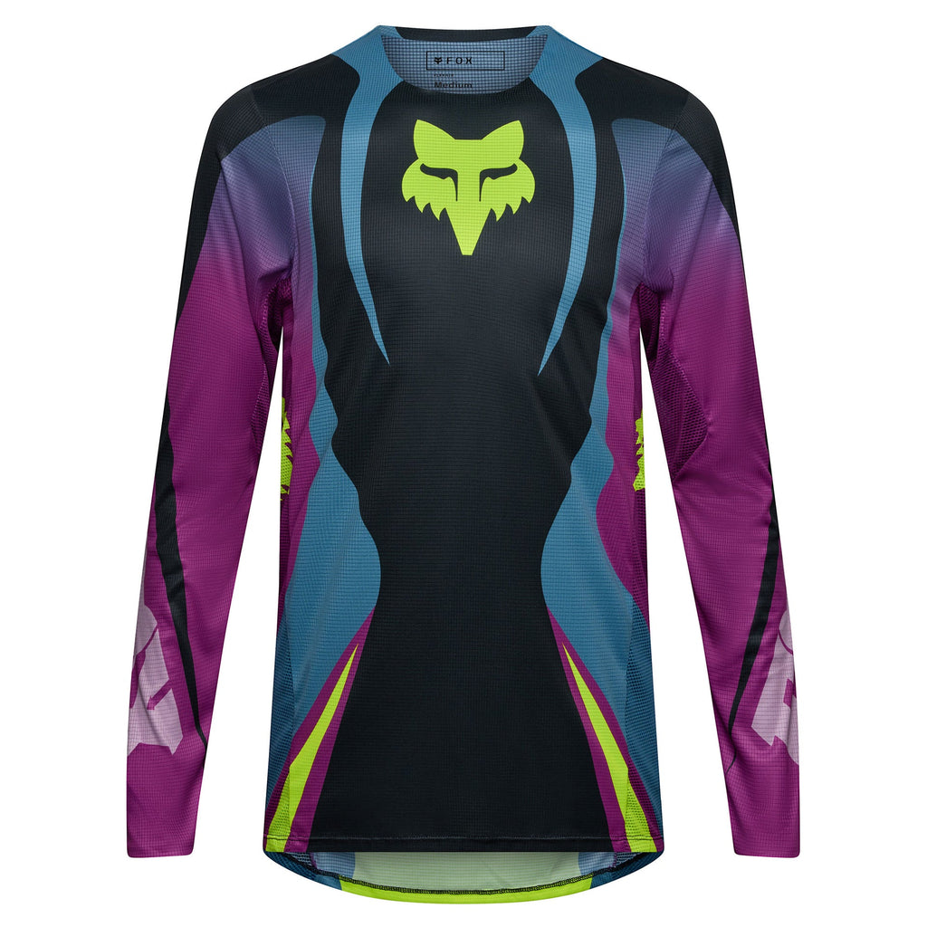 FOX Racing FLEXAIR THORN MX Jersey (Purple Lava/Yellow Fluo)