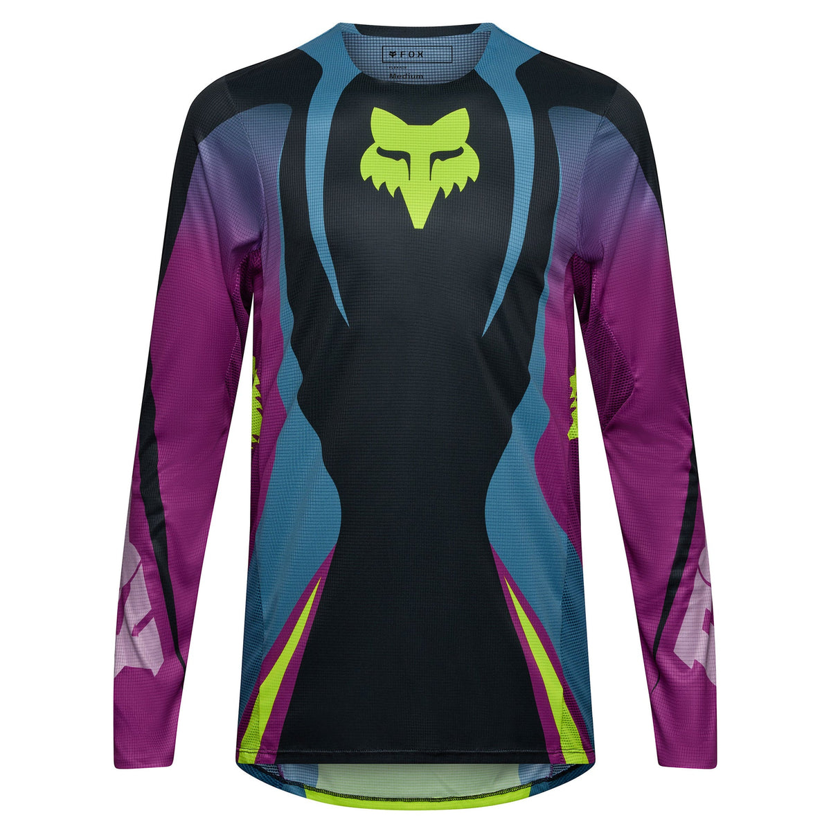 FOX Racing FLEXAIR THORN MX Jersey (Purple Lava/Yellow Fluo)