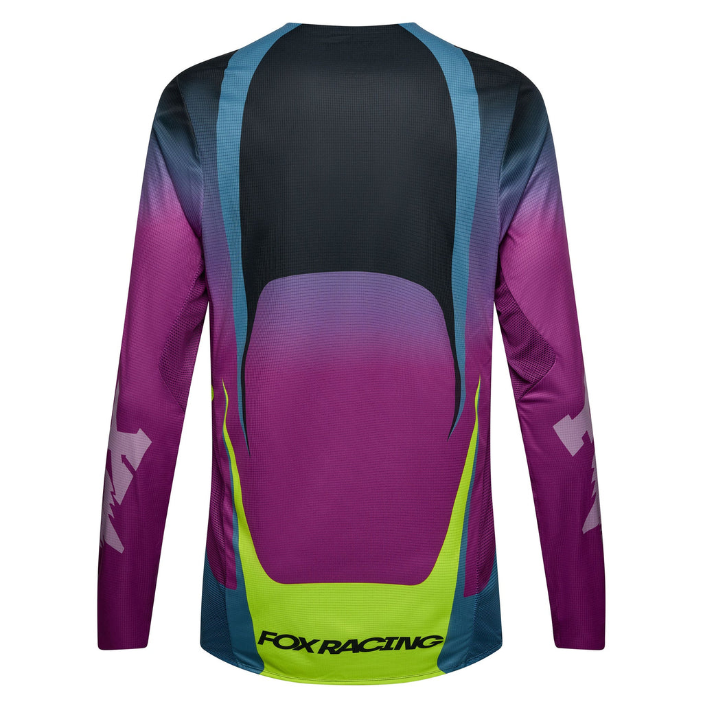 FOX Racing FLEXAIR THORN MX Jersey (Purple Lava/Yellow Fluo)