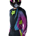 FOX Racing FLEXAIR THORN MX Jersey (Purple Lava/Yellow Fluo)