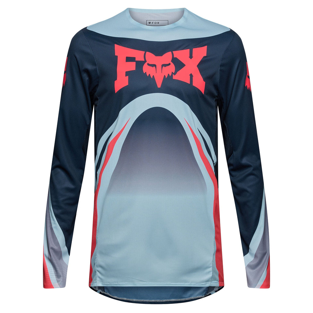 FOX Racing FLEXAIR ARC MX Jersey (Ice Blue/Midnight/Red Fluo)