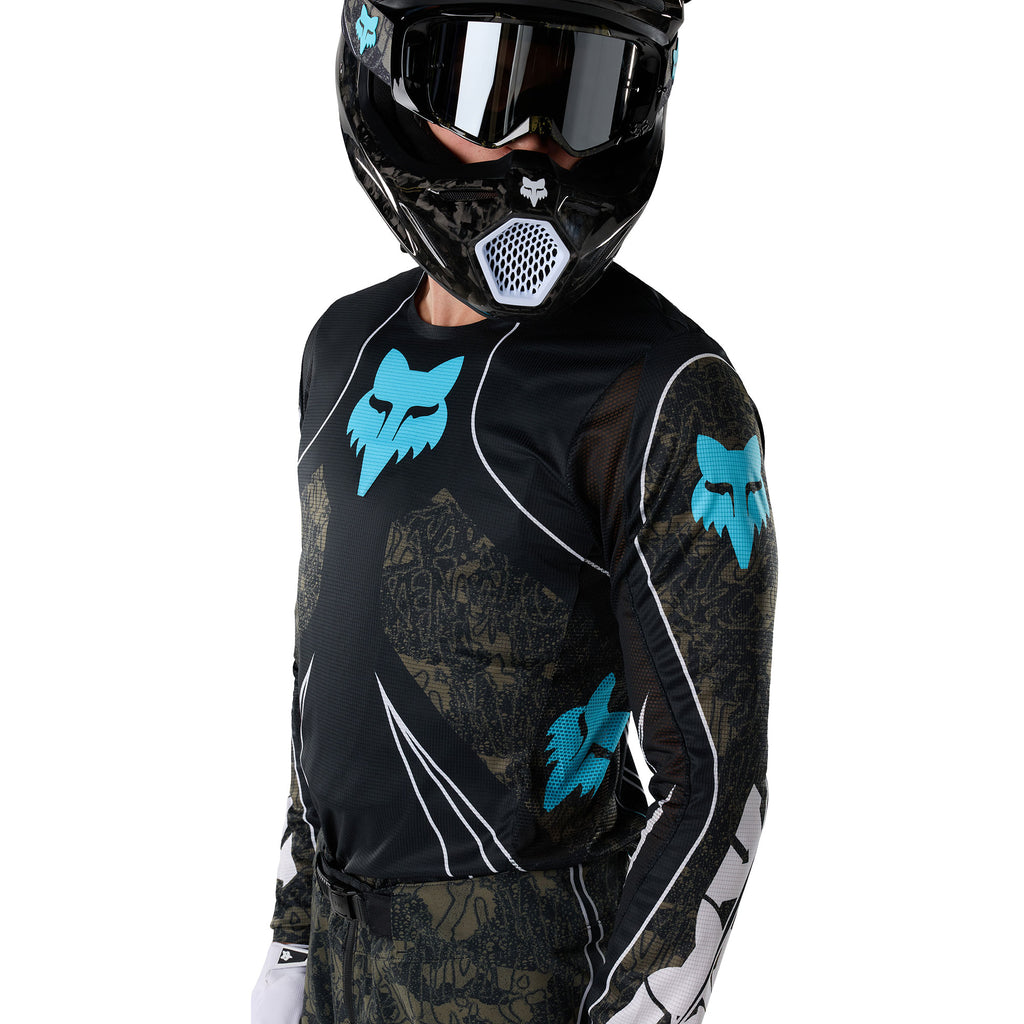 FOX Racing FLEXAIR APEX MX Gear Set (Black/Dirty Sage)