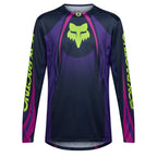 FOX Racing 360 TEMPER MX Jersey (Grape/Black/Yellow Fluo)