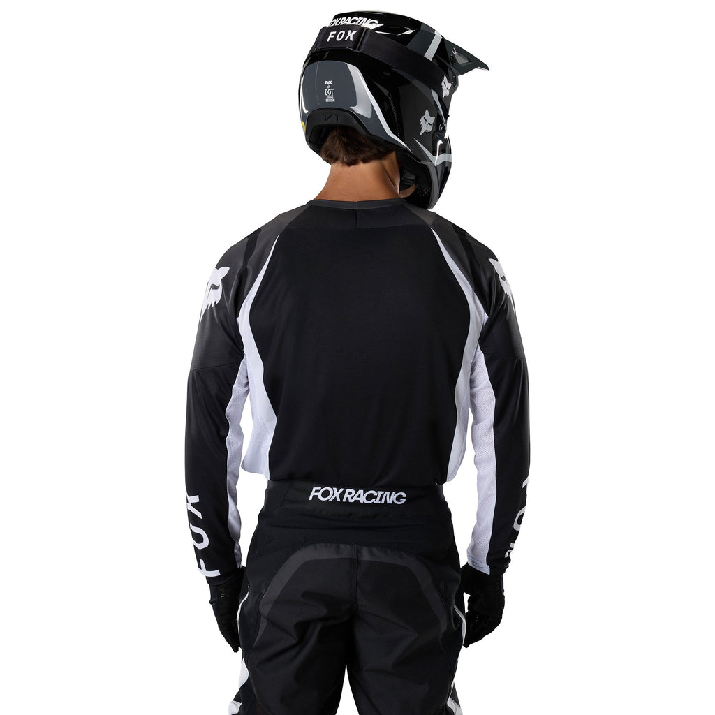 FOX Racing 180 FRAME MX Jersey (Black/White)