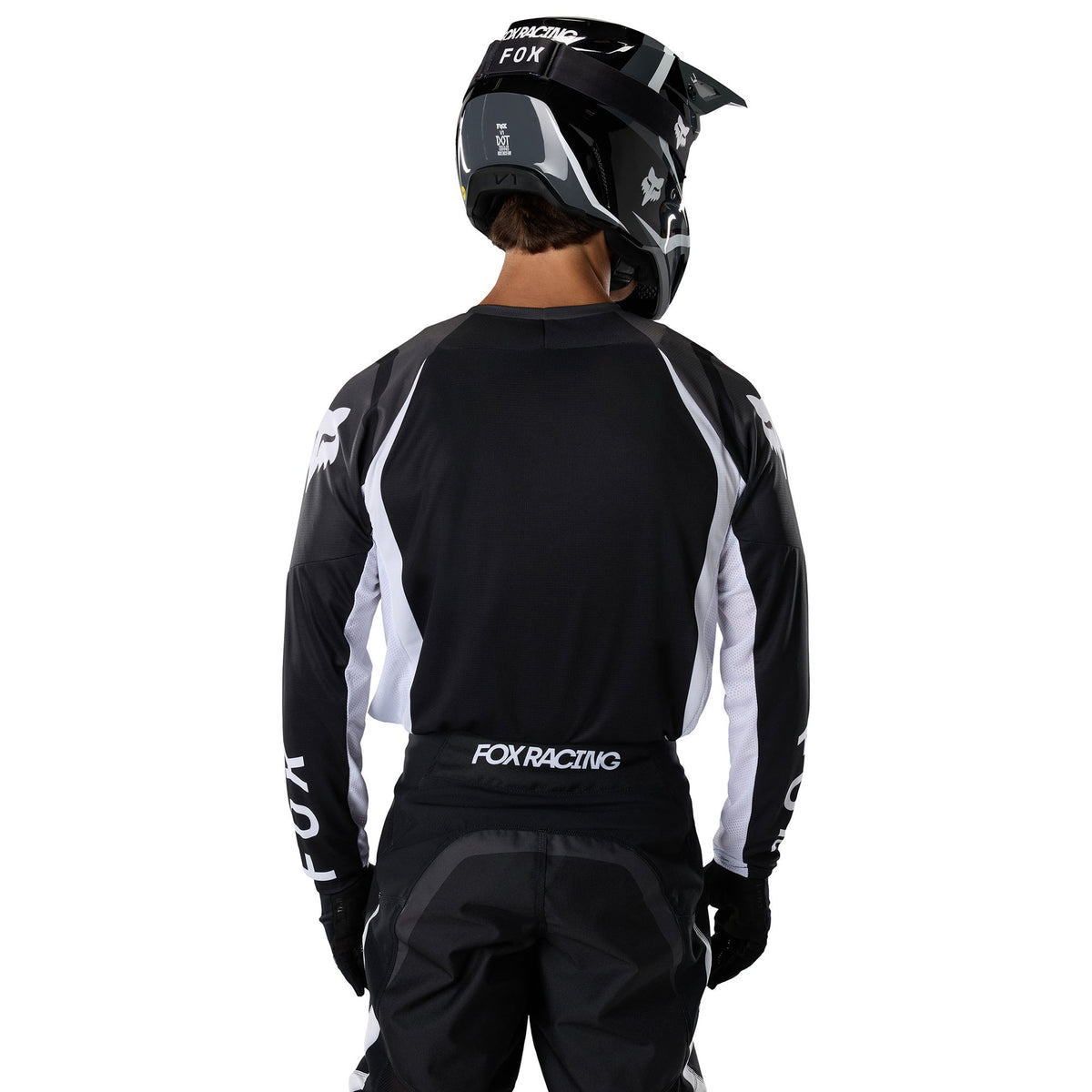 FOX Racing 180 FRAME MX Jersey (Black/White)