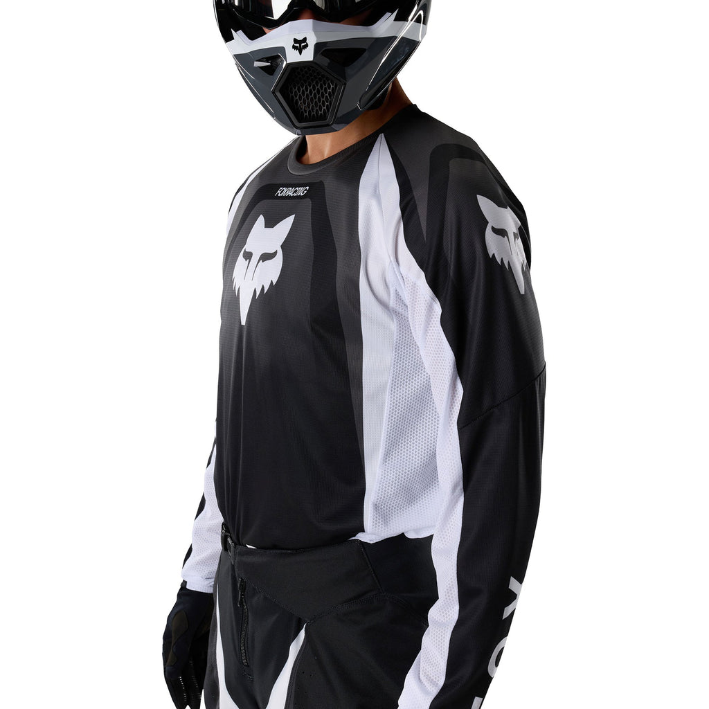 FOX Racing 180 FRAME MX Jersey (Black/White)