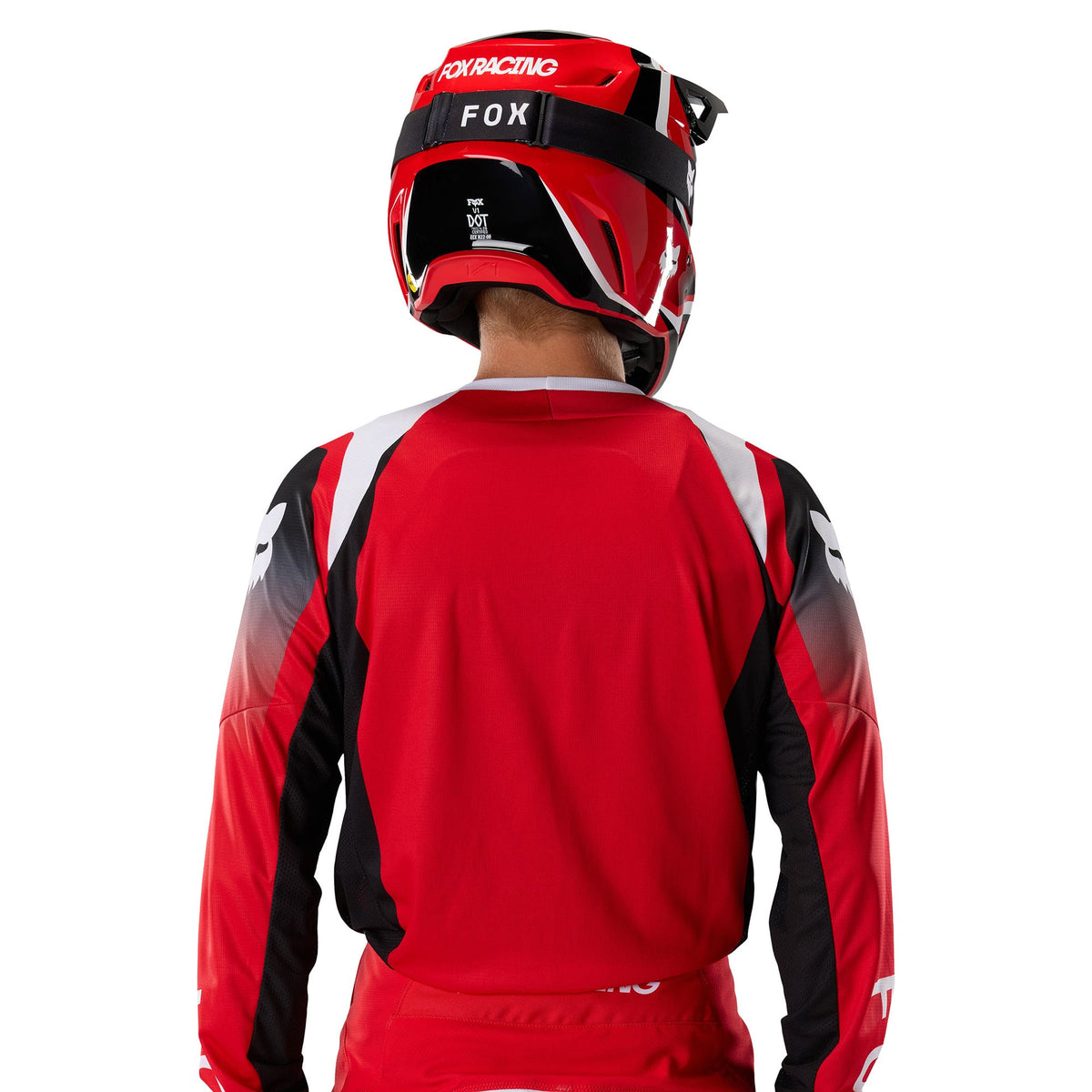 FOX Racing 180 FRAME MX Jersey (Red/Black/White)