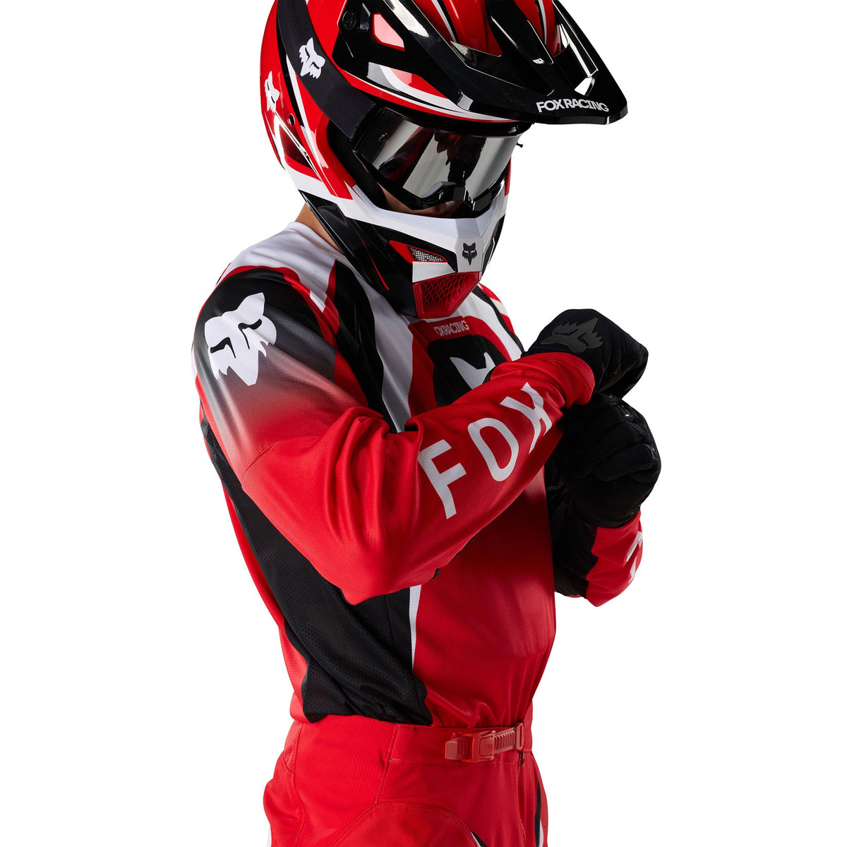 FOX Racing 180 FRAME MX Jersey (Red/Black/White)