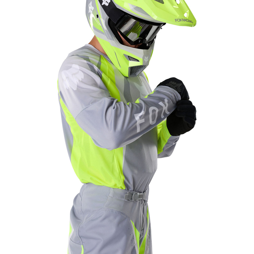 FOX Racing 180 FRAME MX Jersey (Grey/Yellow)