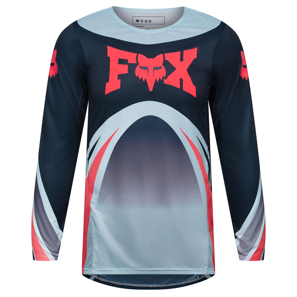FOX Racing Youth FLEXAIR ARC MX Gear Set (Ice Blue/Midnight/Red Fluo)