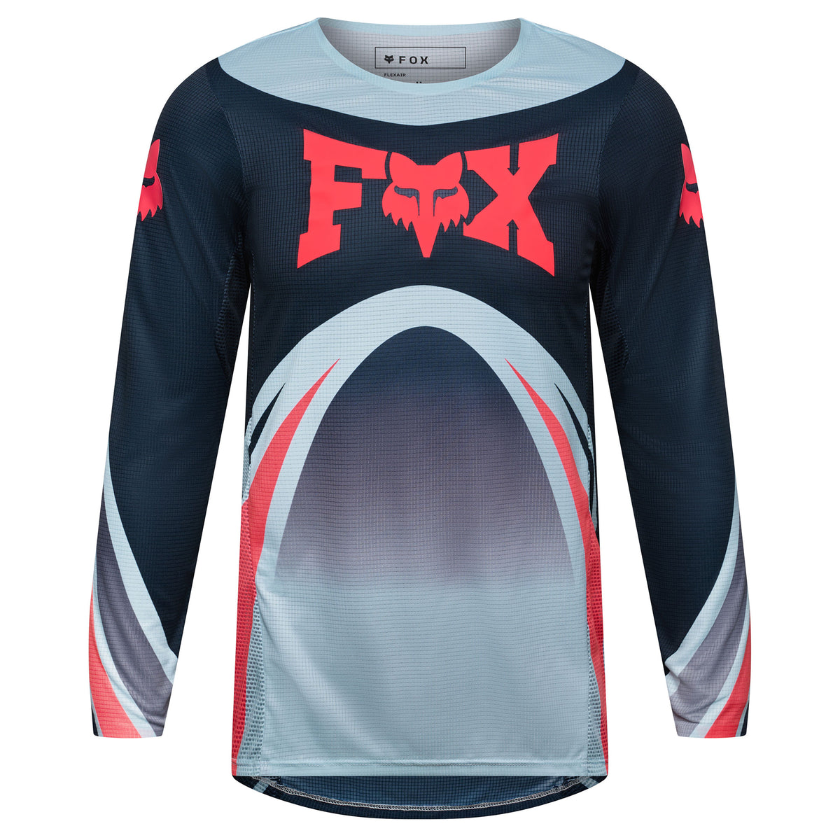 FOX Racing Youth FLEXAIR ARC MX Gear Set (Ice Blue/Midnight/Red Fluo)