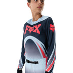 FOX Racing Youth FLEXAIR ARC MX Gear Set (Ice Blue/Midnight/Red Fluo)