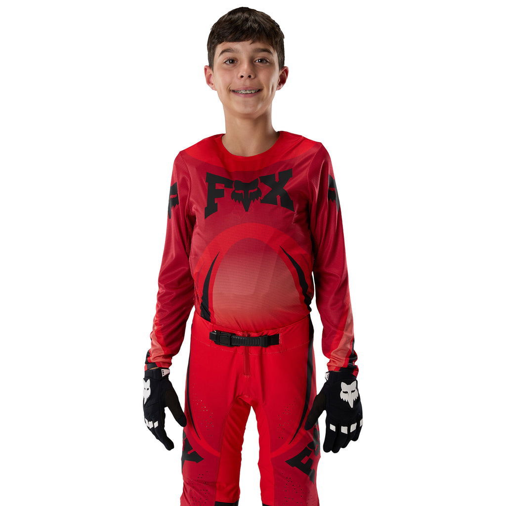 FOX Racing Youth FLEXAIR ARC MX Gear Set (Chili Red)