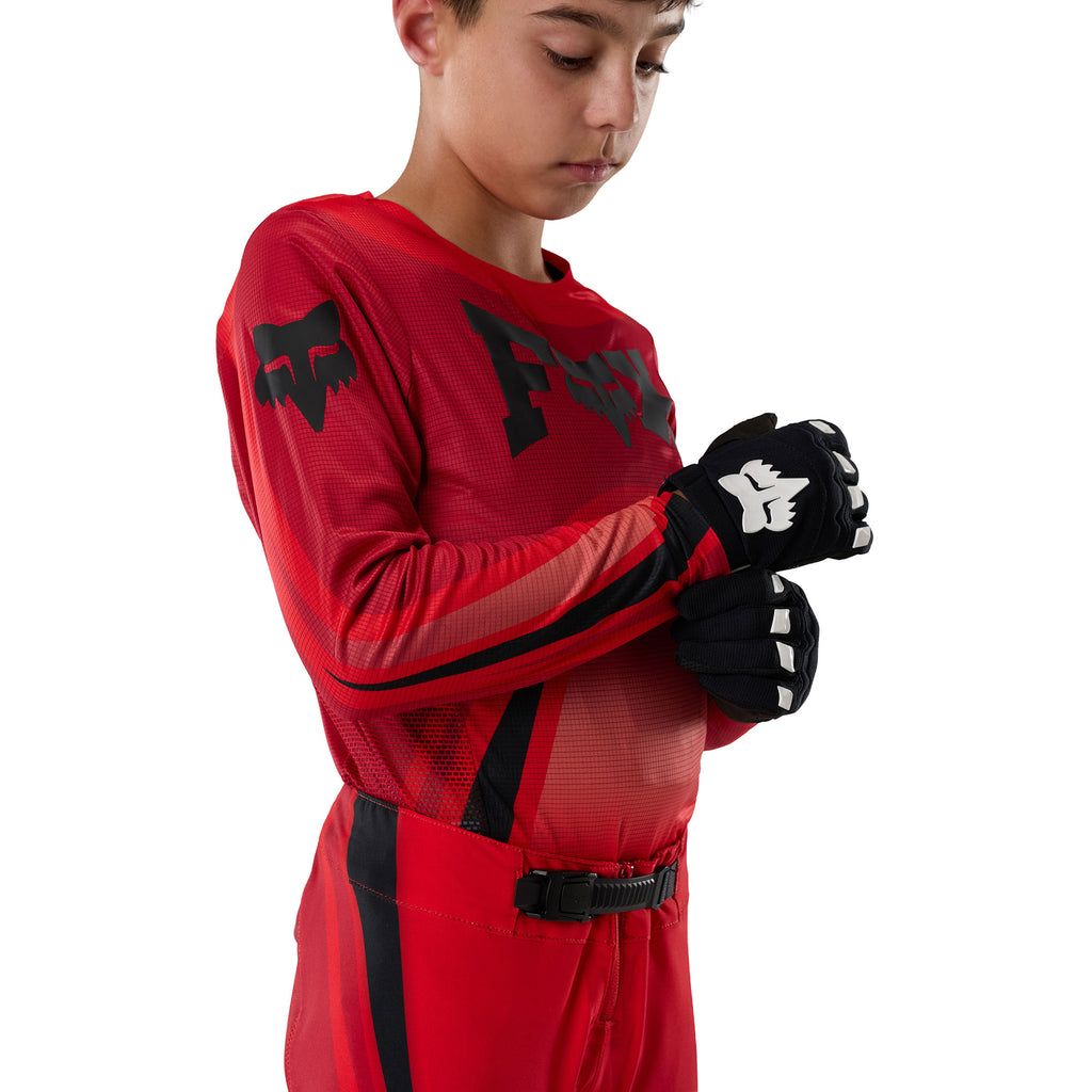 FOX Racing Youth FLEXAIR ARC MX Gear Set (Chili Red)