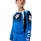 FOX Racing Youth 180 FRAME MX Gear Set (Blue/Black/White)