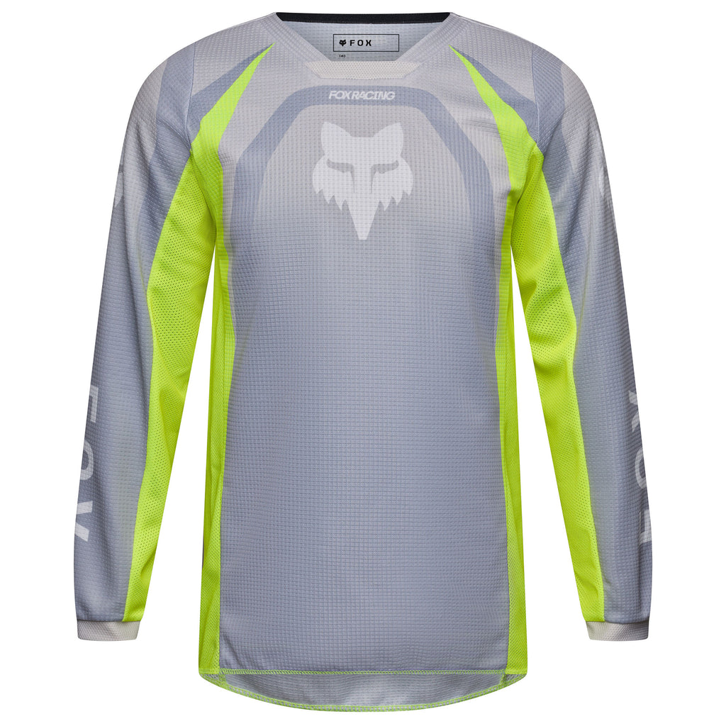 FOX Racing Youth 180 FRAME MX Gear Set (Grey/Yellow)