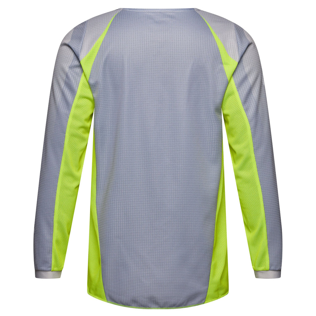 FOX Racing Youth 180 FRAME MX Jersey (Grey/Yellow)