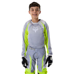 FOX Racing Youth 180 FRAME MX Jersey (Grey/Yellow)