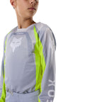 FOX Racing Youth 180 FRAME MX Jersey (Grey/Yellow)
