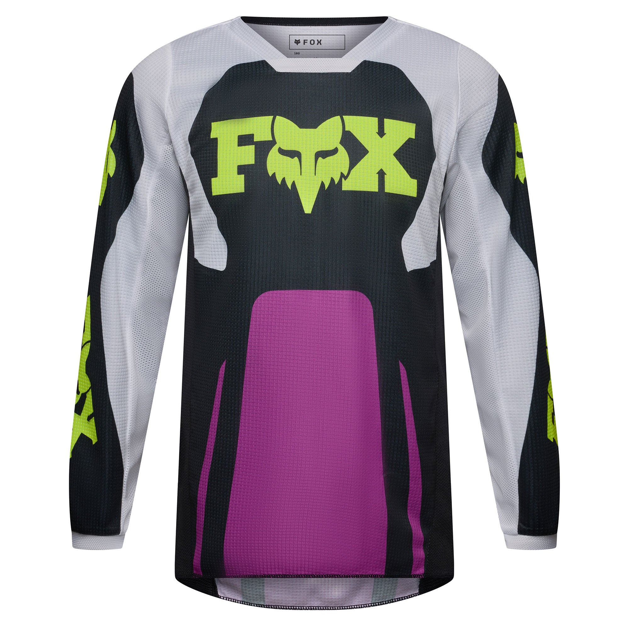 FOX Racing Youth 180 RAID MX Gear Set (Purple Lava/Black/White)