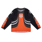 FOX Racing Kids 180 DRAFT MX Jersey (Orange/Black/White)