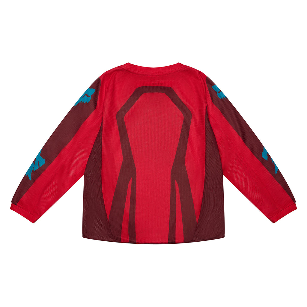 FOX Racing Kids 180 RAID MX Gear Set (Red Rust)