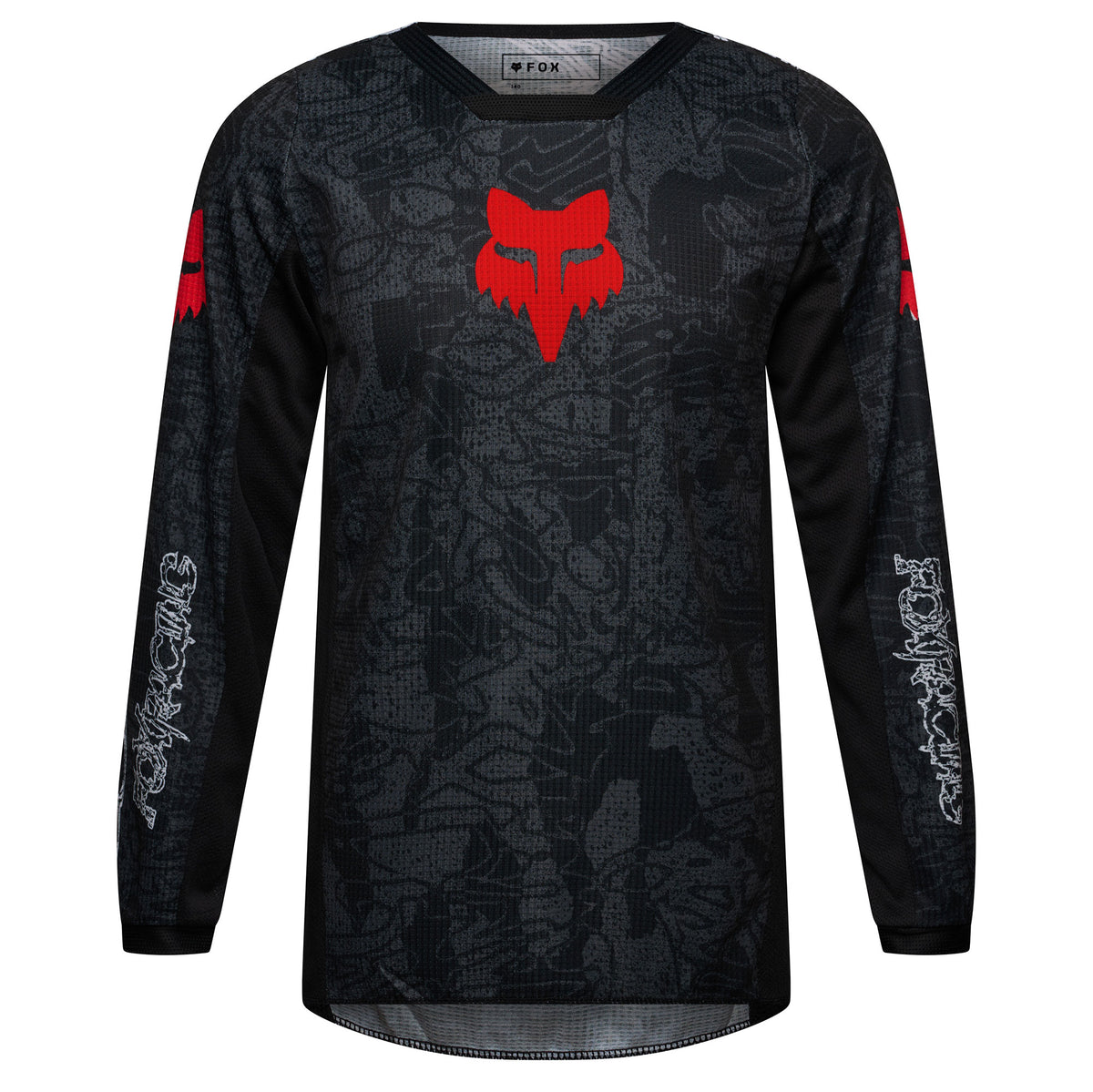FOX Racing Youth 180 ABYSS MX Gear Set (Black/Grey)