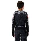 FOX Racing Youth 180 ABYSS MX Jersey (Black/Grey)