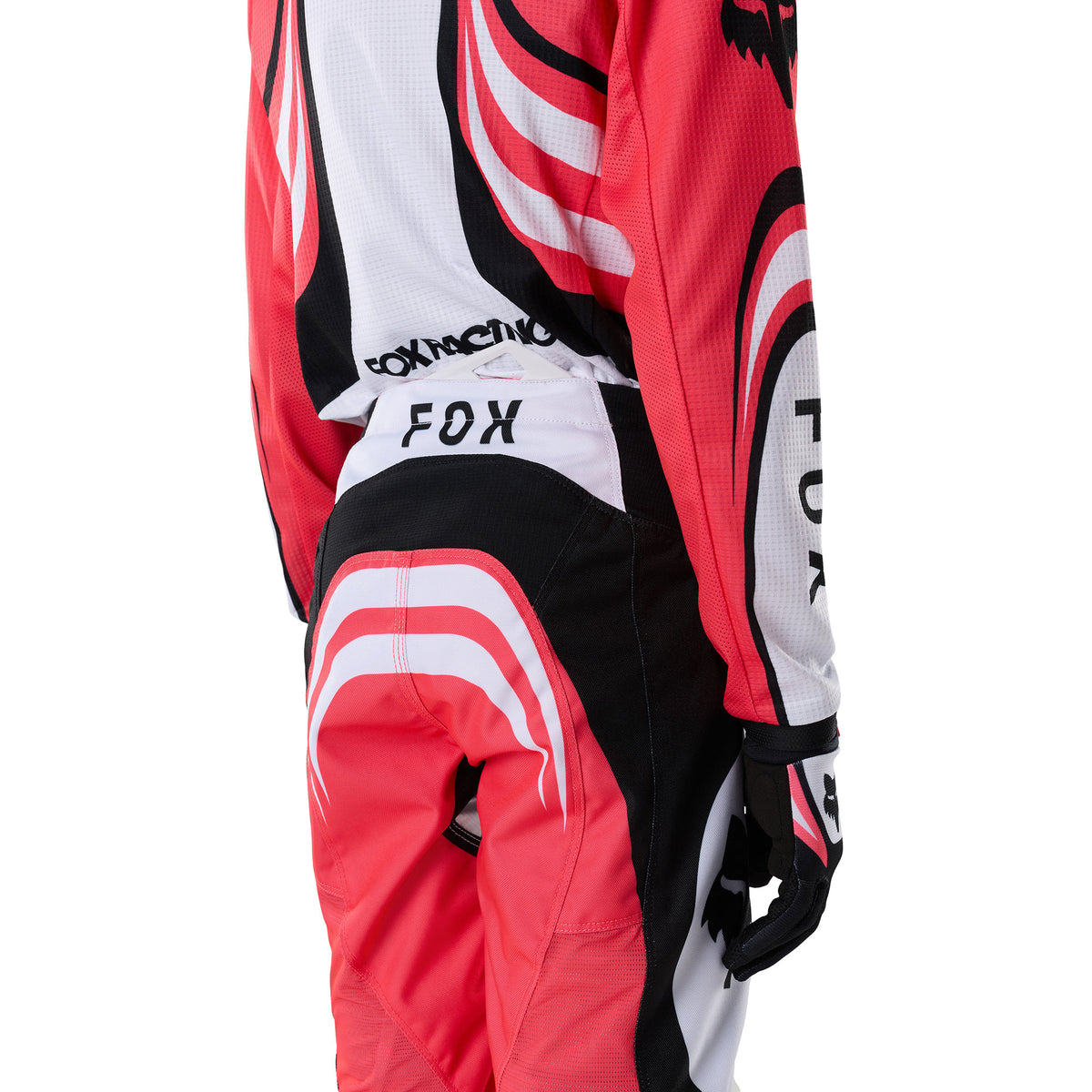 FOX Racing Youth 180 DRAFT MX Gear Set (White/Pink/Black)