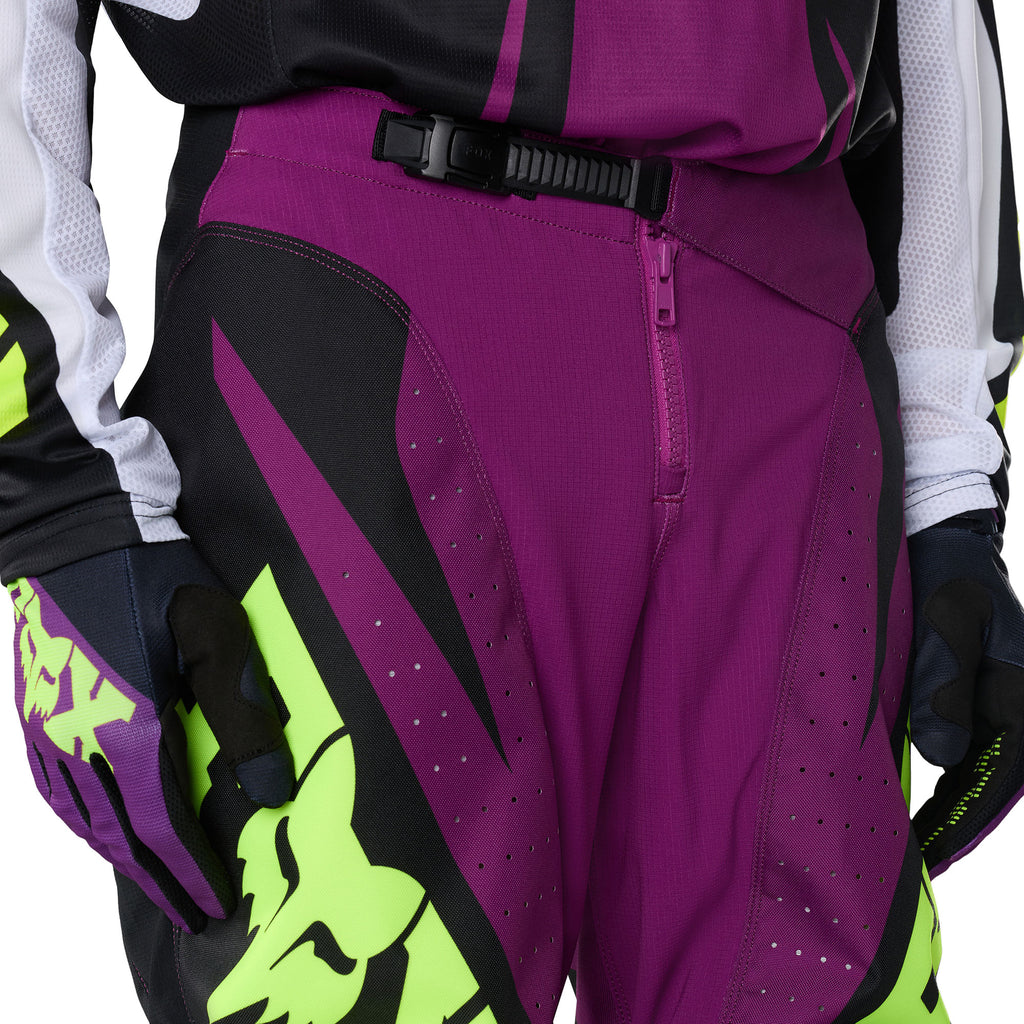 FOX Racing Youth 180 RAID MX Gear Set (Purple Lava/Black/White)