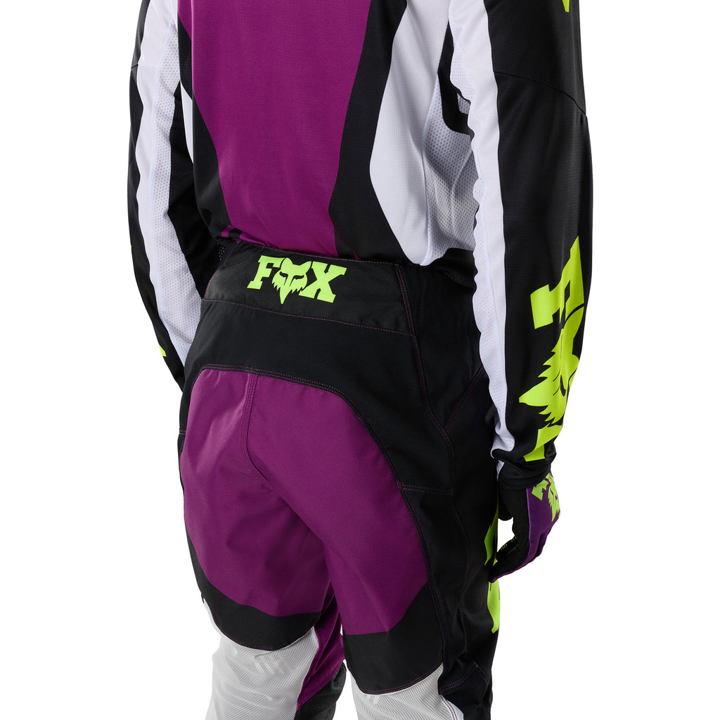 FOX Racing Youth 180 RAID MX Gear Set (Purple Lava/Black/White)
