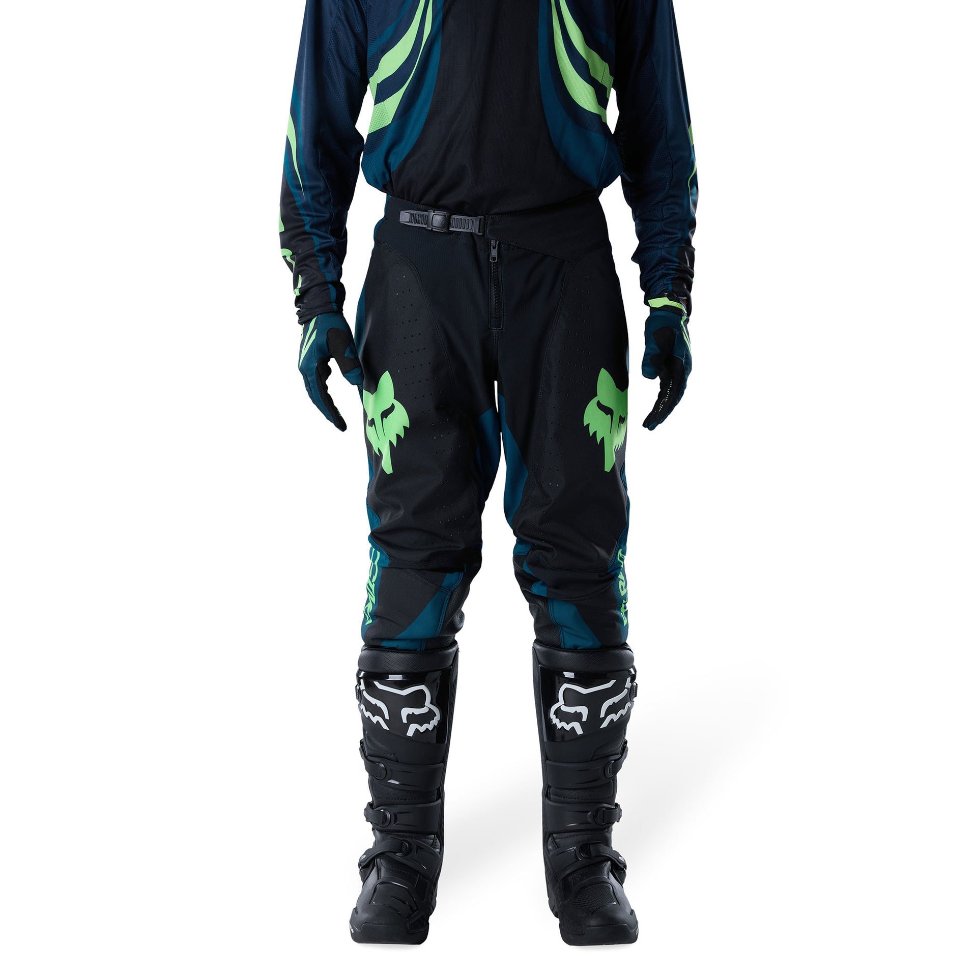 FOX Racing 180 DRAFT MX Pant (Black/Midnight/Melon)