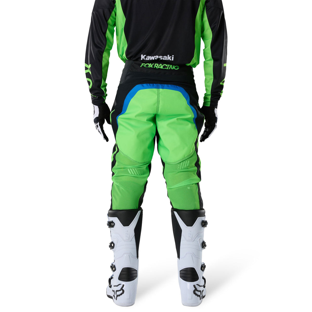 FOX Racing 180 KAWASAKI MX Pant (Black/Green Fluo)
