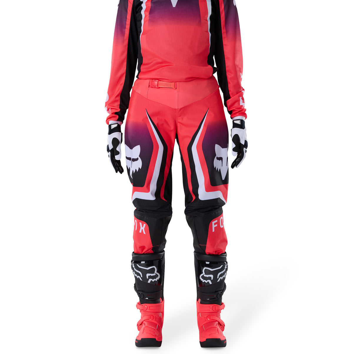FOX Racing Women's 180 FRAME MX Gear Set (Neon Pink/Black/White)