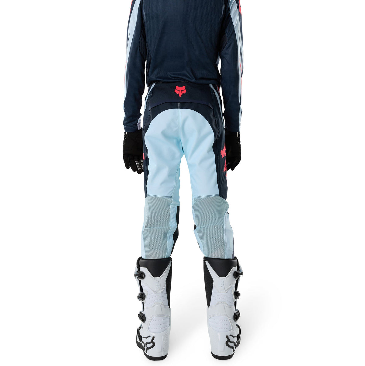 FOX Racing Youth FLEXAIR ARC MX Pant (Ice Blue/Midnight/Red Fluo)