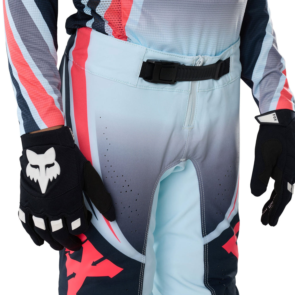 FOX Racing Youth FLEXAIR ARC MX Pant (Ice Blue/Midnight/Red Fluo)